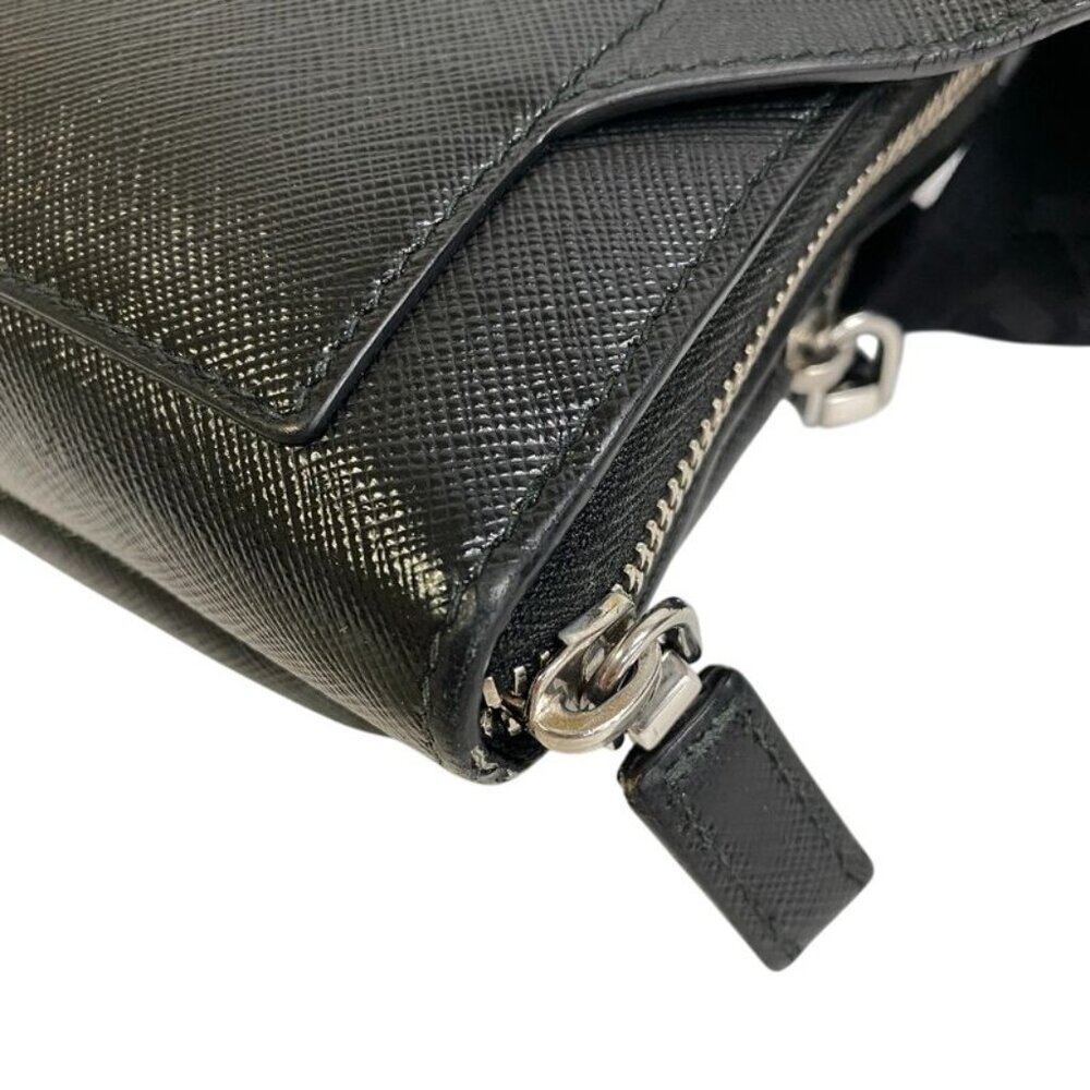 Prada 2 Vh156 Waist Pouch Triangle Logo Plate Body Bag Cabas Brand - Picture 6 of 9